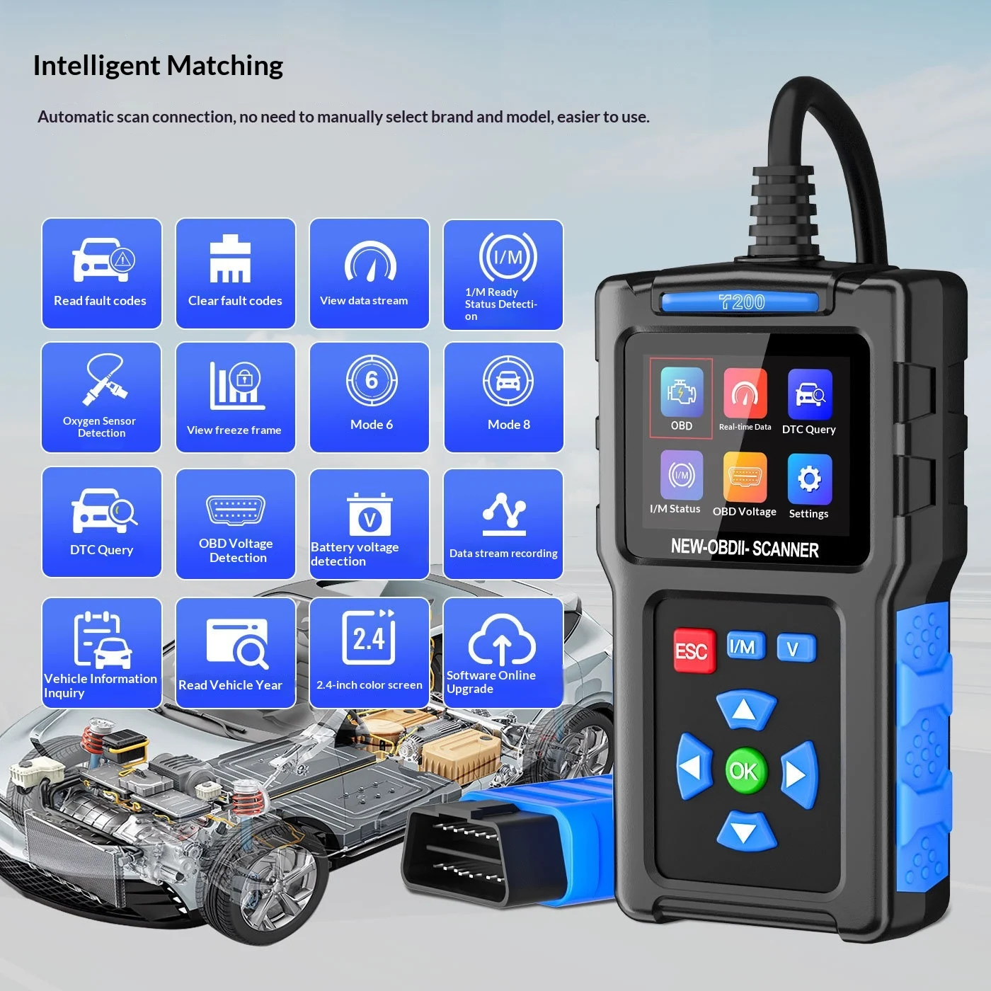 T200 Automobile Fault Diagnosis Instrument — image 4
