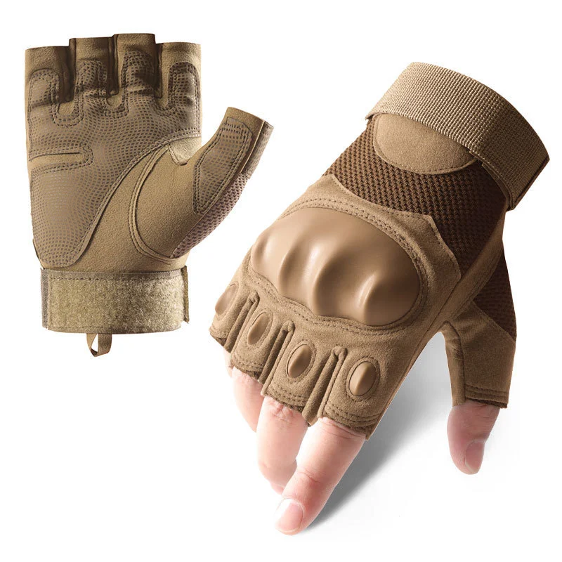 Tactical Gloves Outdoor Sports Protective Half-finger — variant image