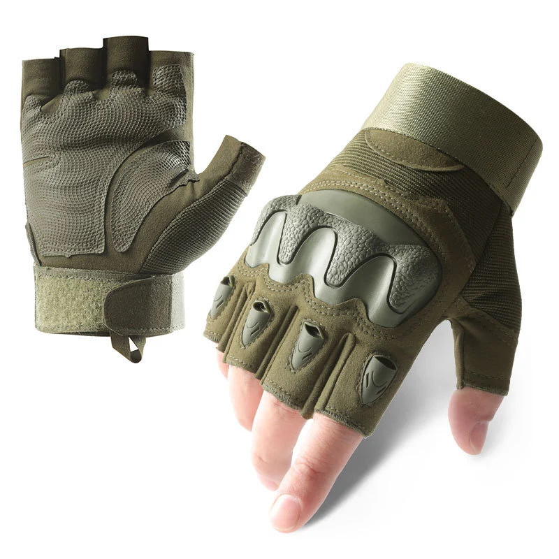 Tactical Gloves Outdoor Sports Protective Half-finger — variant image