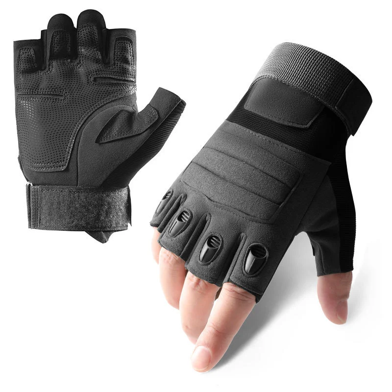 Tactical Gloves Outdoor Sports Protective Half-finger — image 1