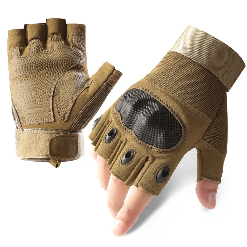 Tactical Gloves Outdoor Sports Protective Half-finger — variant image
