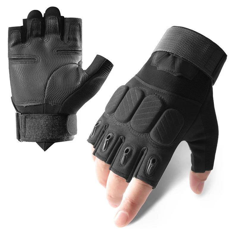 Tactical Gloves Outdoor Sports Protective Half-finger — variant image