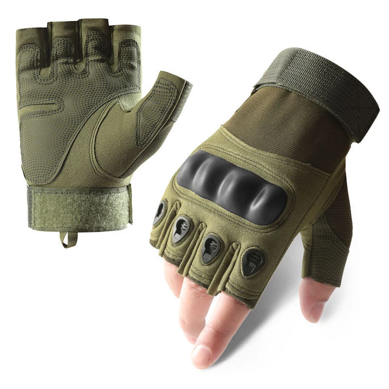 Tactical Gloves Outdoor Sports Protective Half-finger — variant image