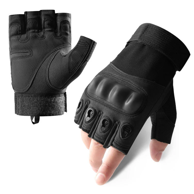 Tactical Gloves Outdoor Sports Protective Half-finger — variant image