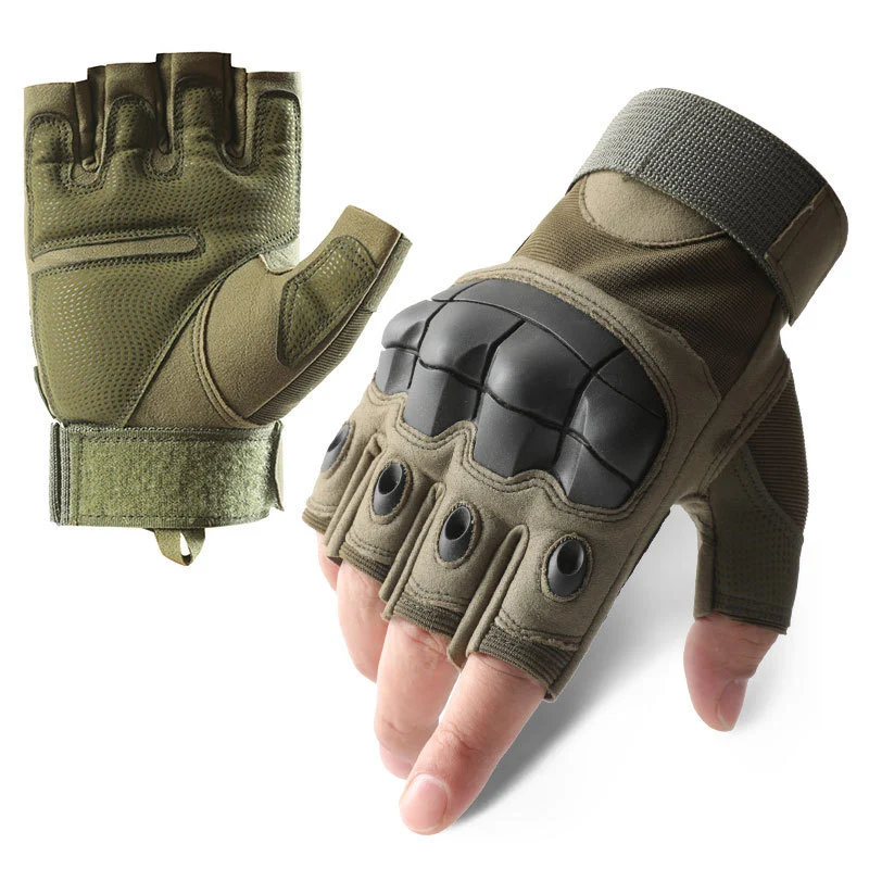 Tactical Gloves Outdoor Sports Protective Half-finger — image 2