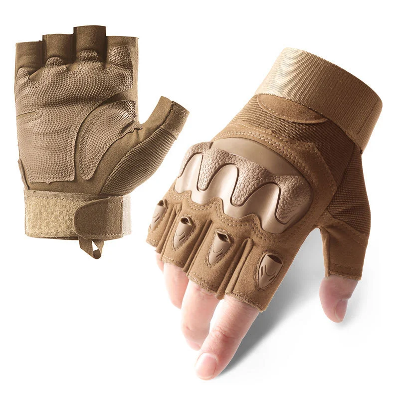 Tactical Gloves Outdoor Sports Protective Half-finger — variant image