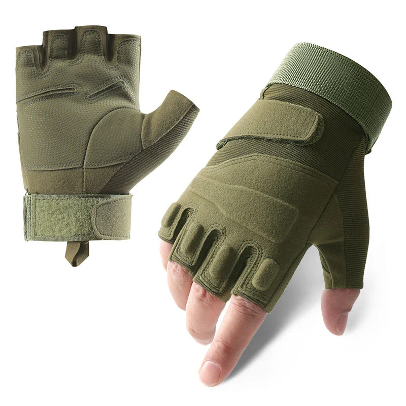 Tactical Gloves Outdoor Sports Protective Half-finger — variant image