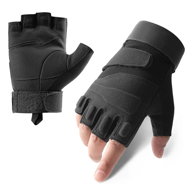 Tactical Gloves Outdoor Sports Protective Half-finger — variant image