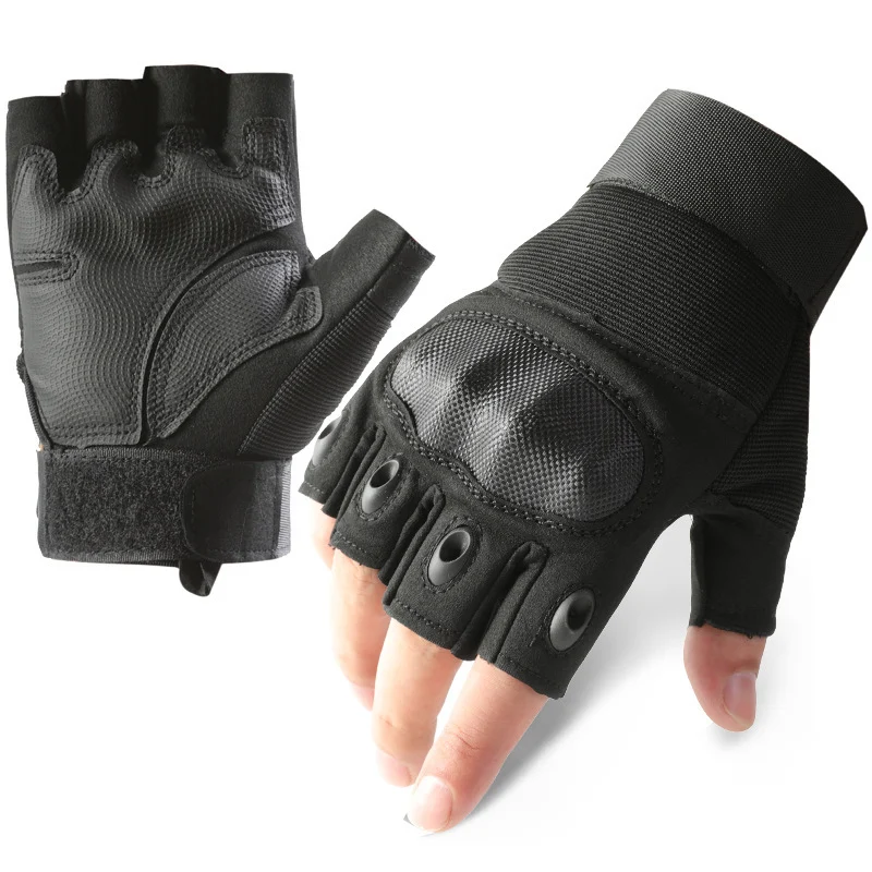 Tactical Gloves Outdoor Sports Protective Half-finger — variant image