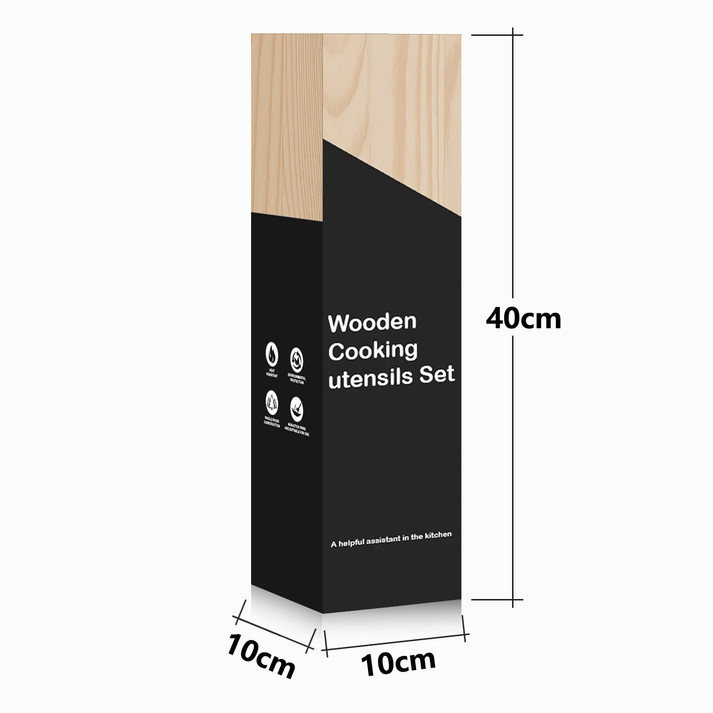Teak Wooden Spatula Set Non-stick Cookware For Home Use — image 6