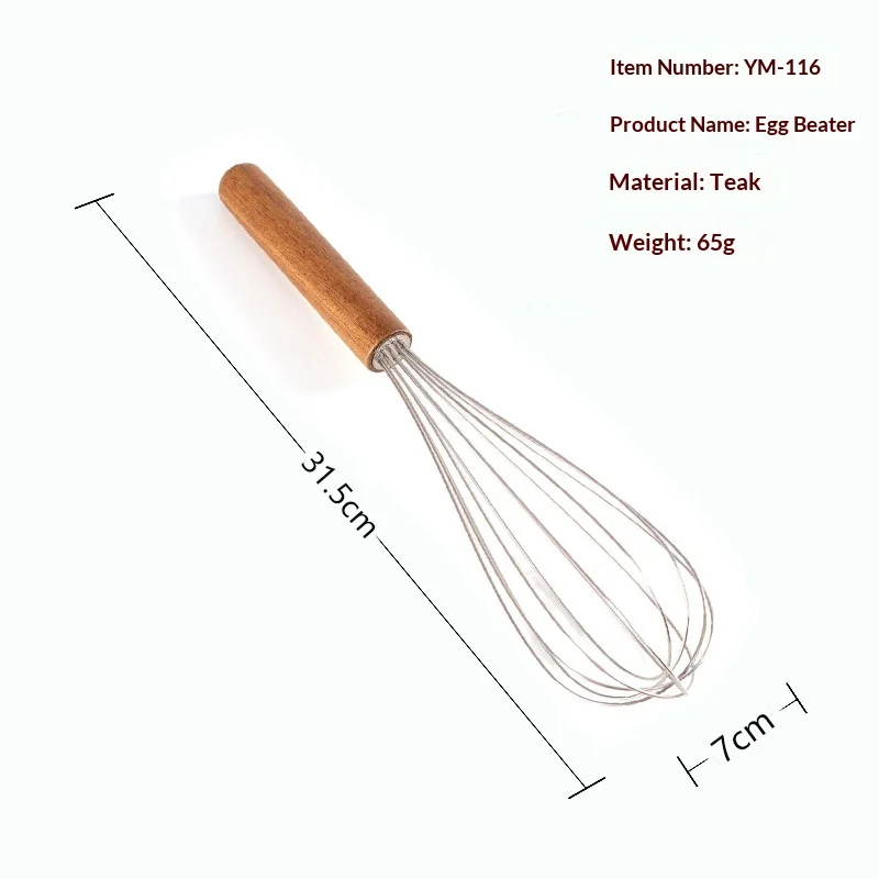 Teak Wooden Spatula Set Non-stick Cookware For Home Use — variant image