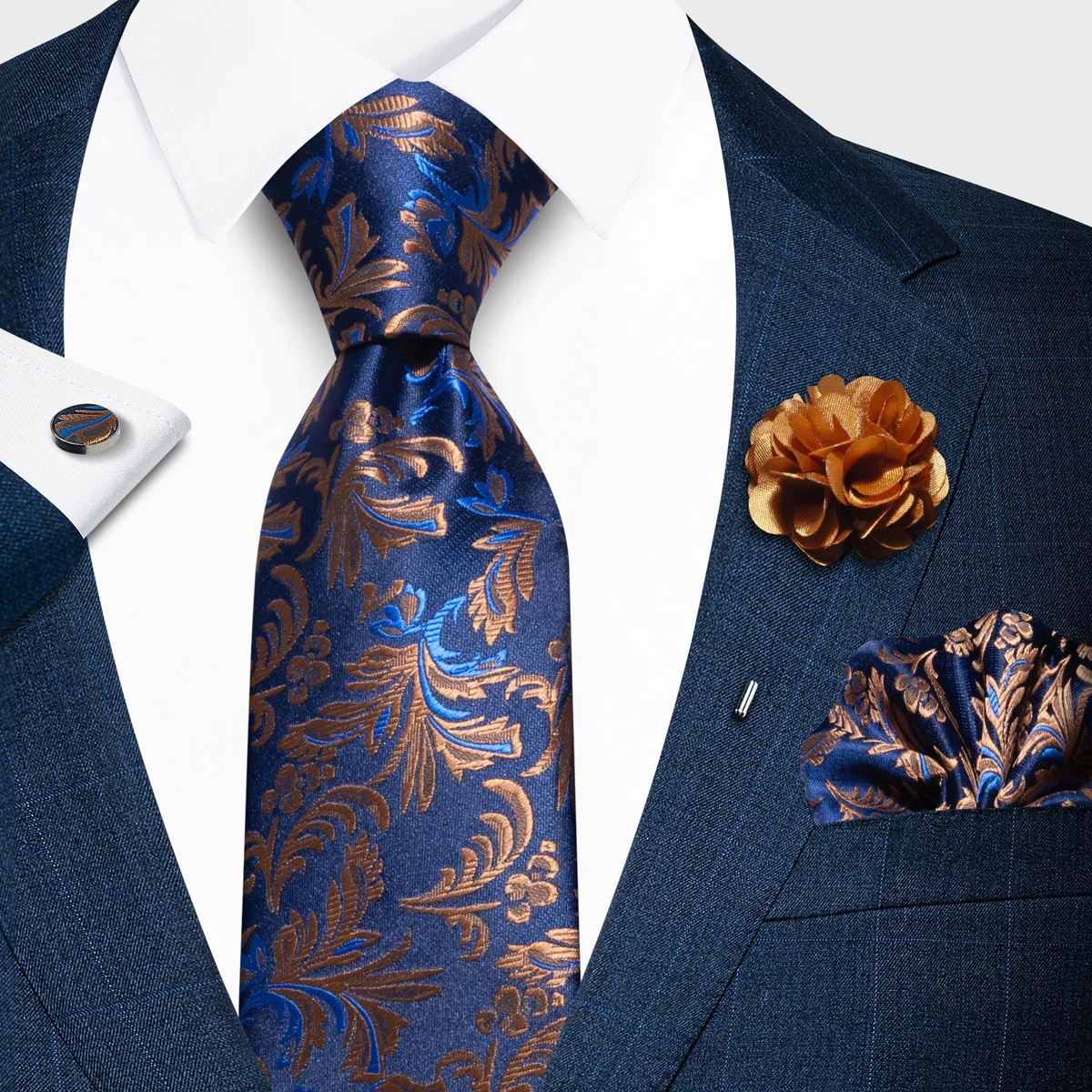 Tencel Jacquard Business Formal Necktie — image 17