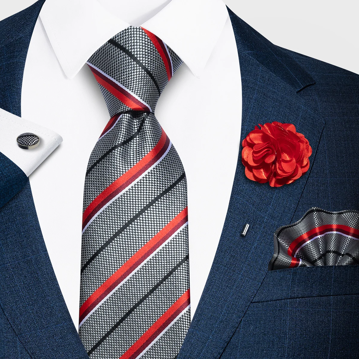 Tencel Jacquard Business Formal Necktie — image 6