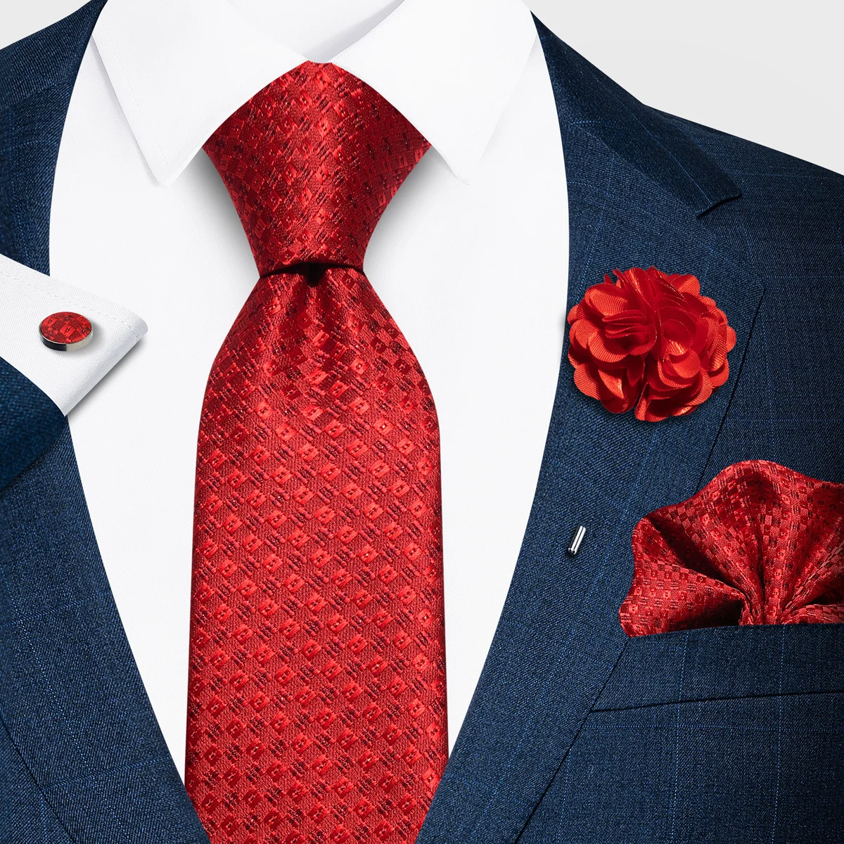 Tencel Jacquard Business Formal Necktie — image 14