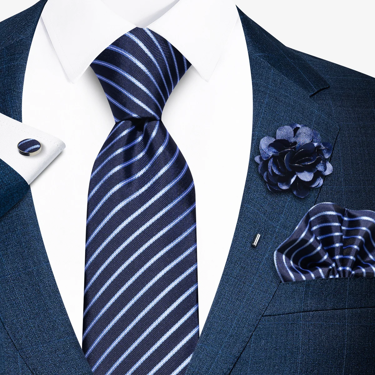 Tencel Jacquard Business Formal Necktie — image 11