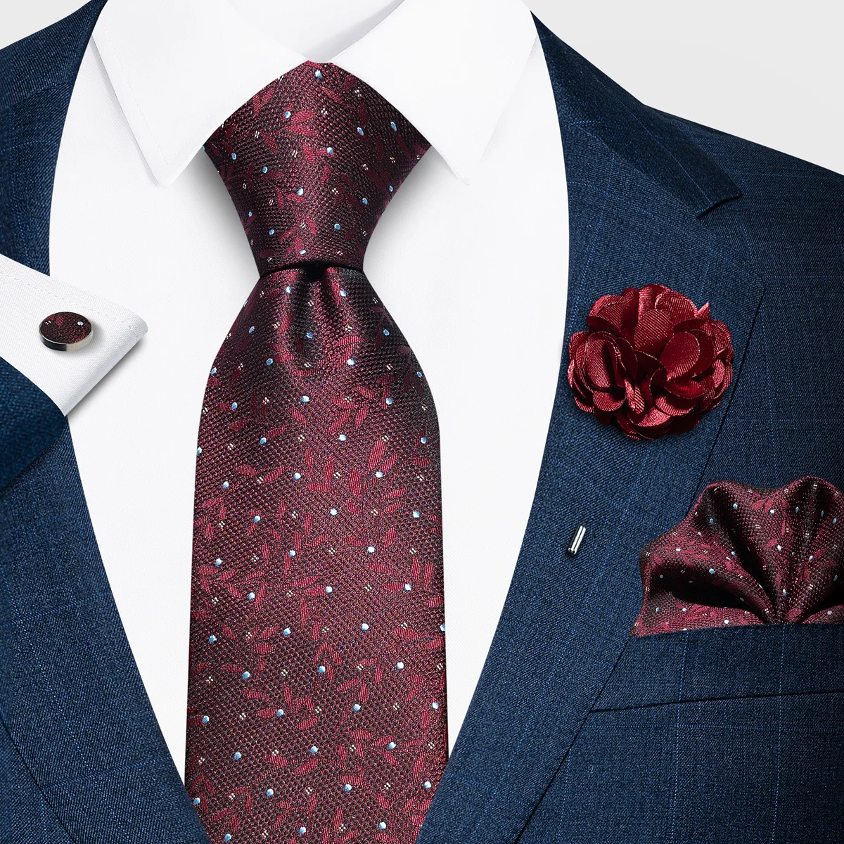 Tencel Jacquard Business Formal Necktie — image 15