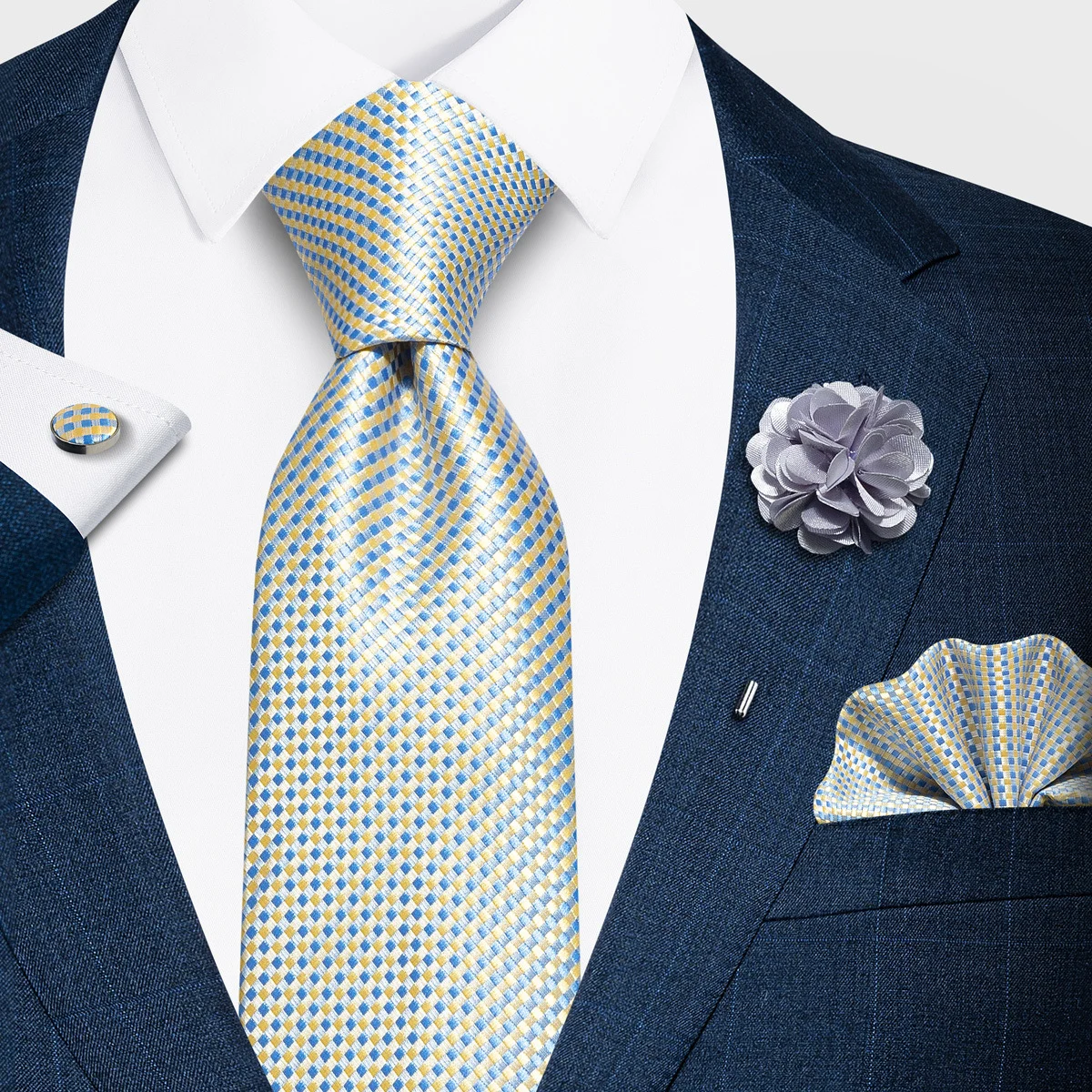 Tencel Jacquard Business Formal Necktie — image 9