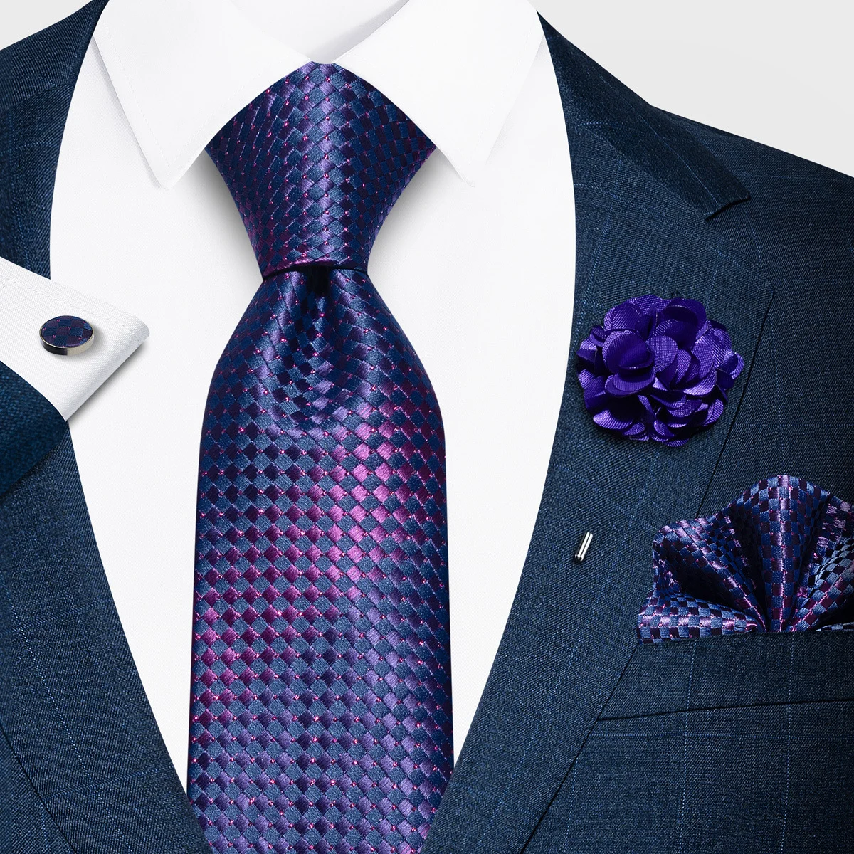Tencel Jacquard Business Formal Necktie — image 13
