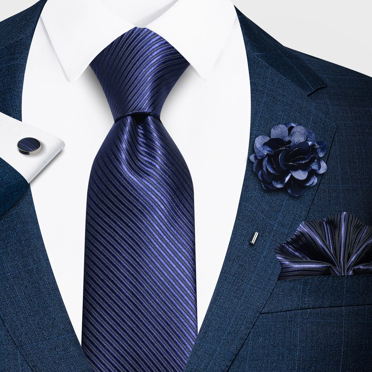 Tencel Jacquard Business Formal Necktie — image 19