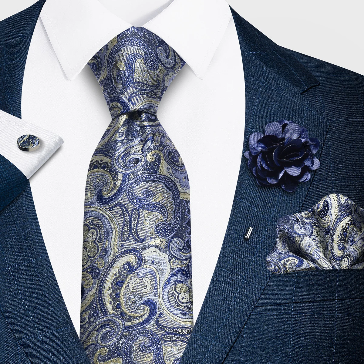 Tencel Jacquard Business Formal Necktie — image 4