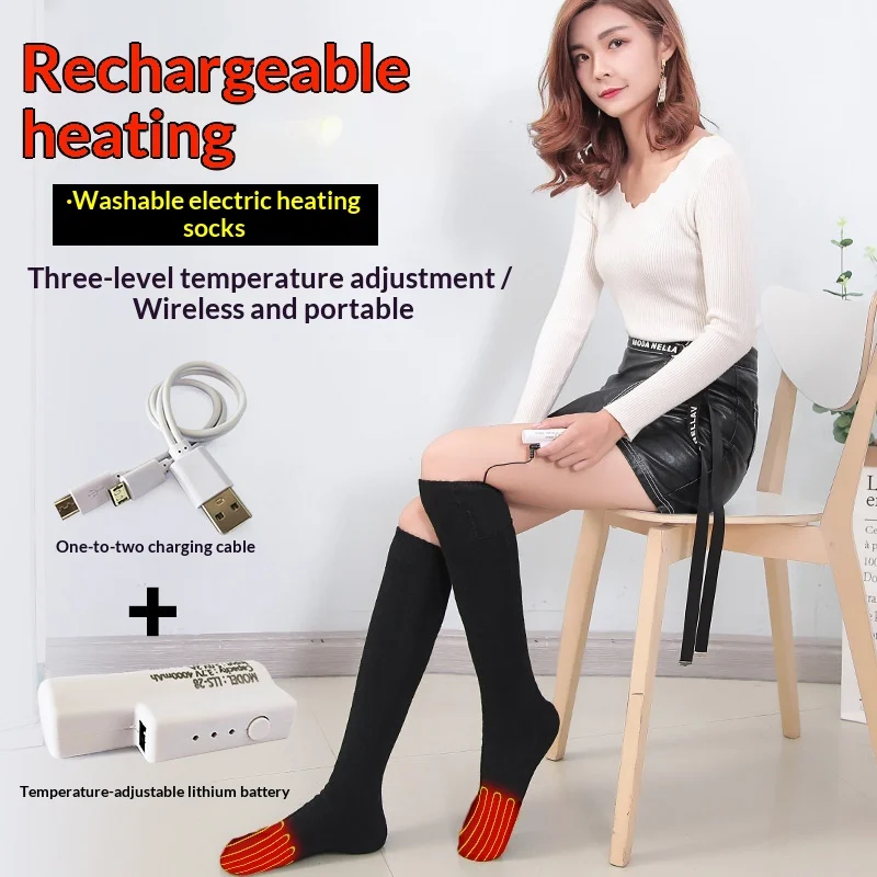 Thermal Socks For Men And Women Heated Ski Stockings — image 6