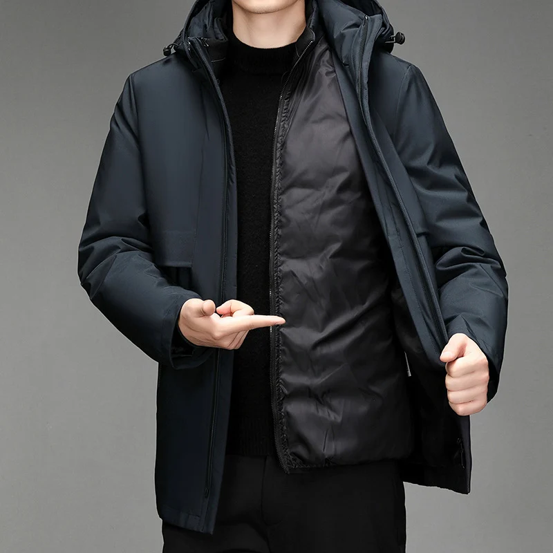 Thick Outdoor Goose-down Down Jacket For Cold-weather Protection — image 3