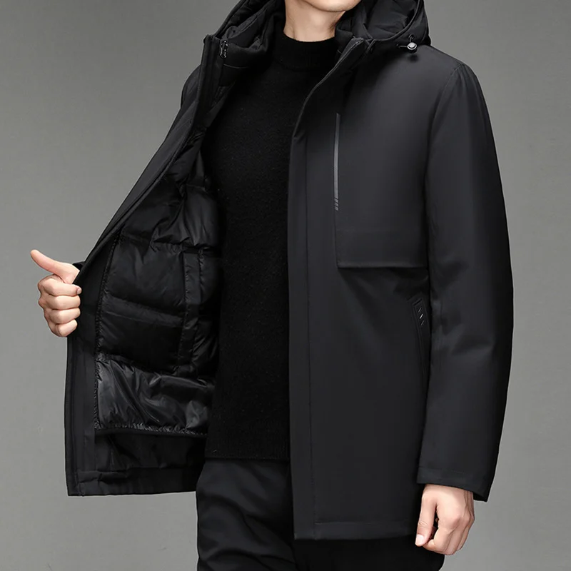 Thick Outdoor Goose-down Down Jacket For Cold-weather Protection — image 2