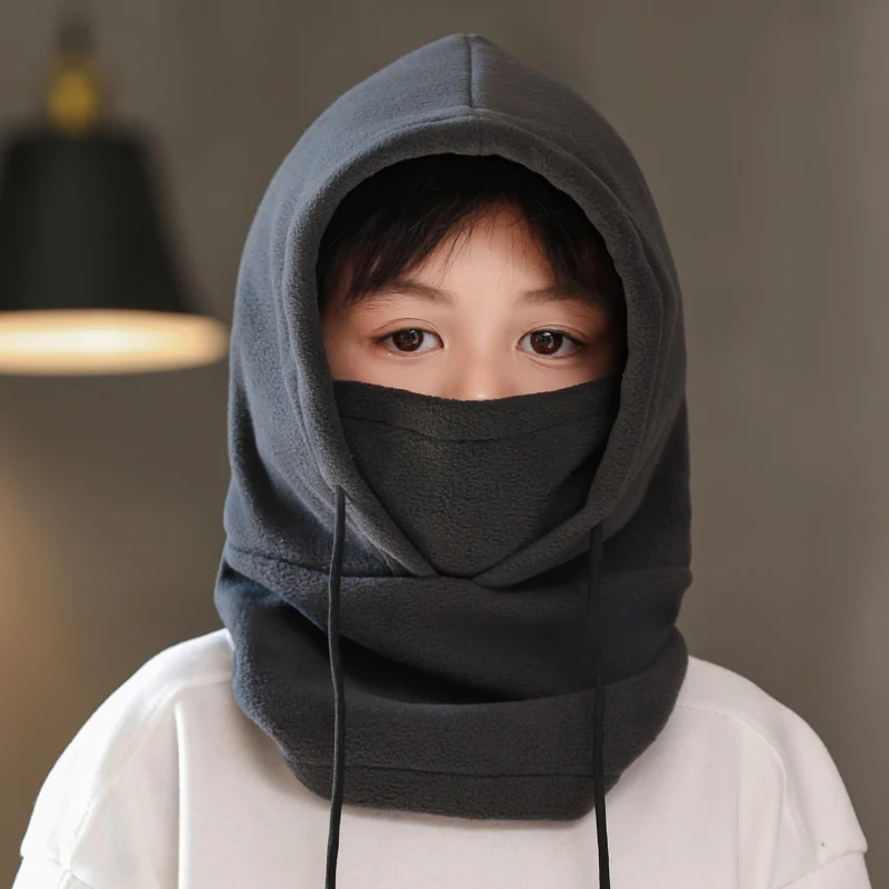 Thickened All-in-one Hat Scarf And Mask With Ear Protectionkeeps You Warm Blocks The Wind — image 1