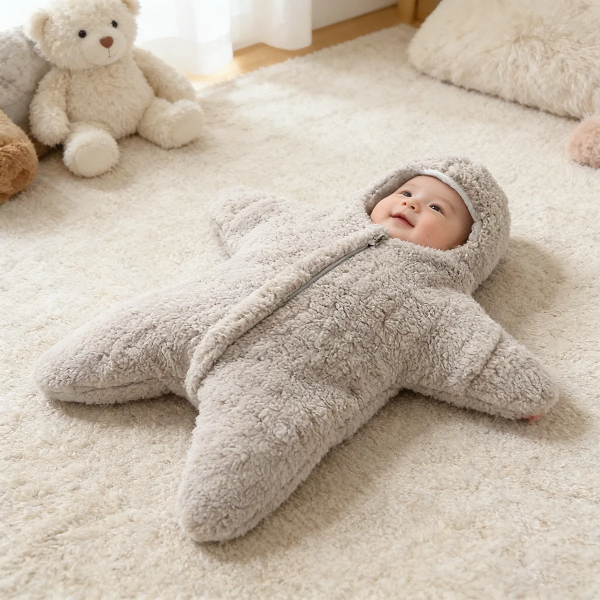 Thickened Baby Swaddle For Fall And Winter — image 4