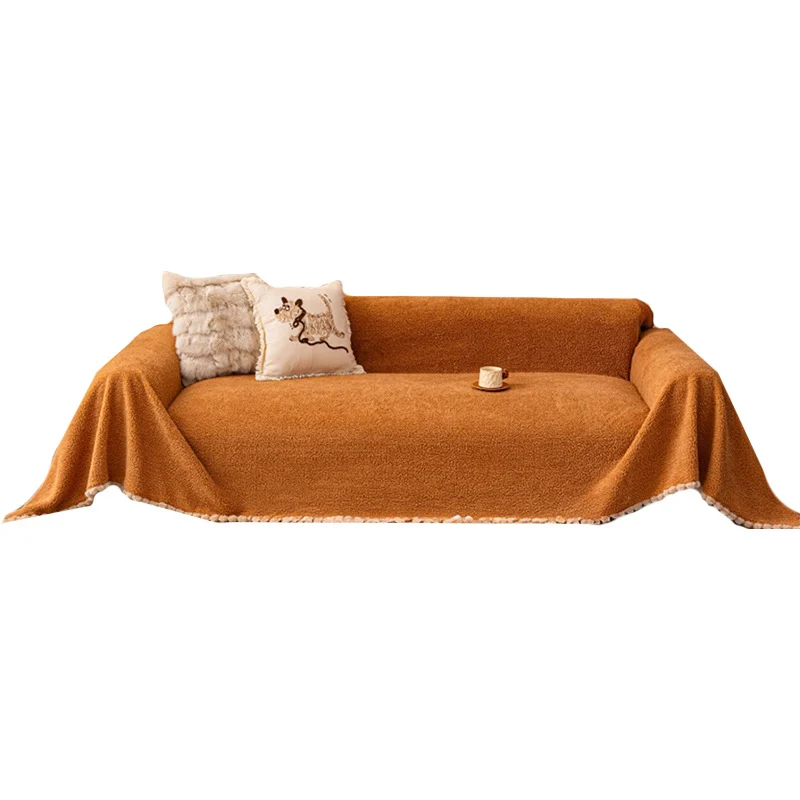 Thickened Lambswool Sofa Cover Cloth — image 4