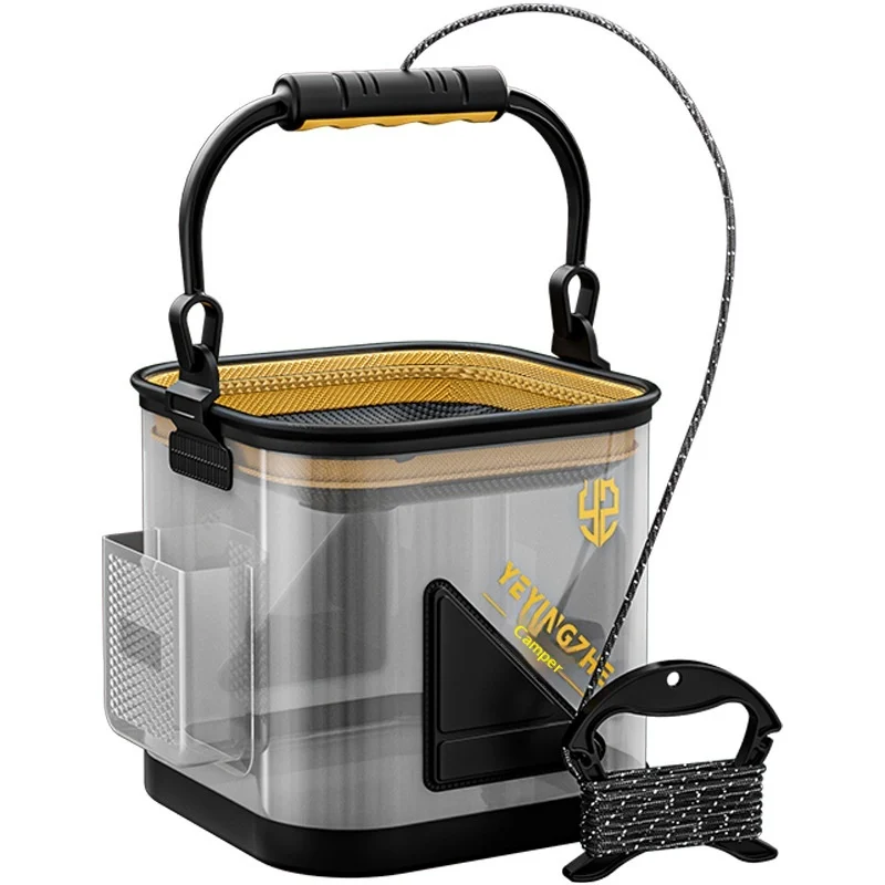Thickened Transparent Fishing And Water-drawing Bucket — image 3