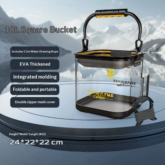 Thickened Transparent Fishing And Water-drawing Bucket — image 11