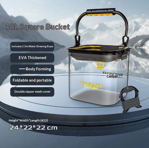 Thickened Transparent Fishing And Water-drawing Bucket — image 5