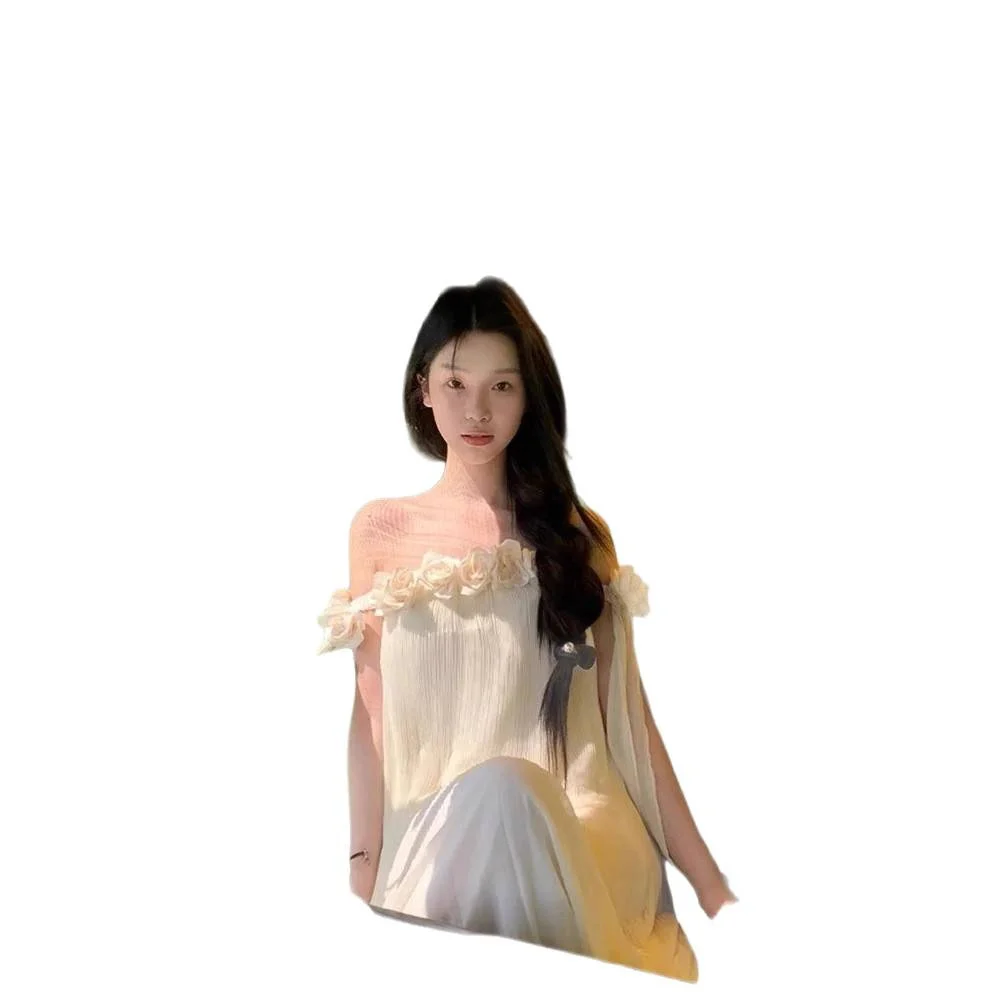 Three-dimensional Floral Strapless Dress For Women — image 4