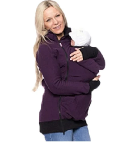 Three-in-one Multi-functional Mother Kangaroo Sweater Coat — image 9