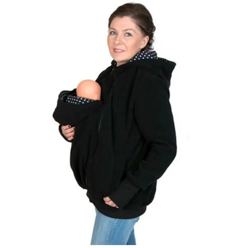 Three-in-one Multi-functional Mother Kangaroo Sweater Coat — image 5
