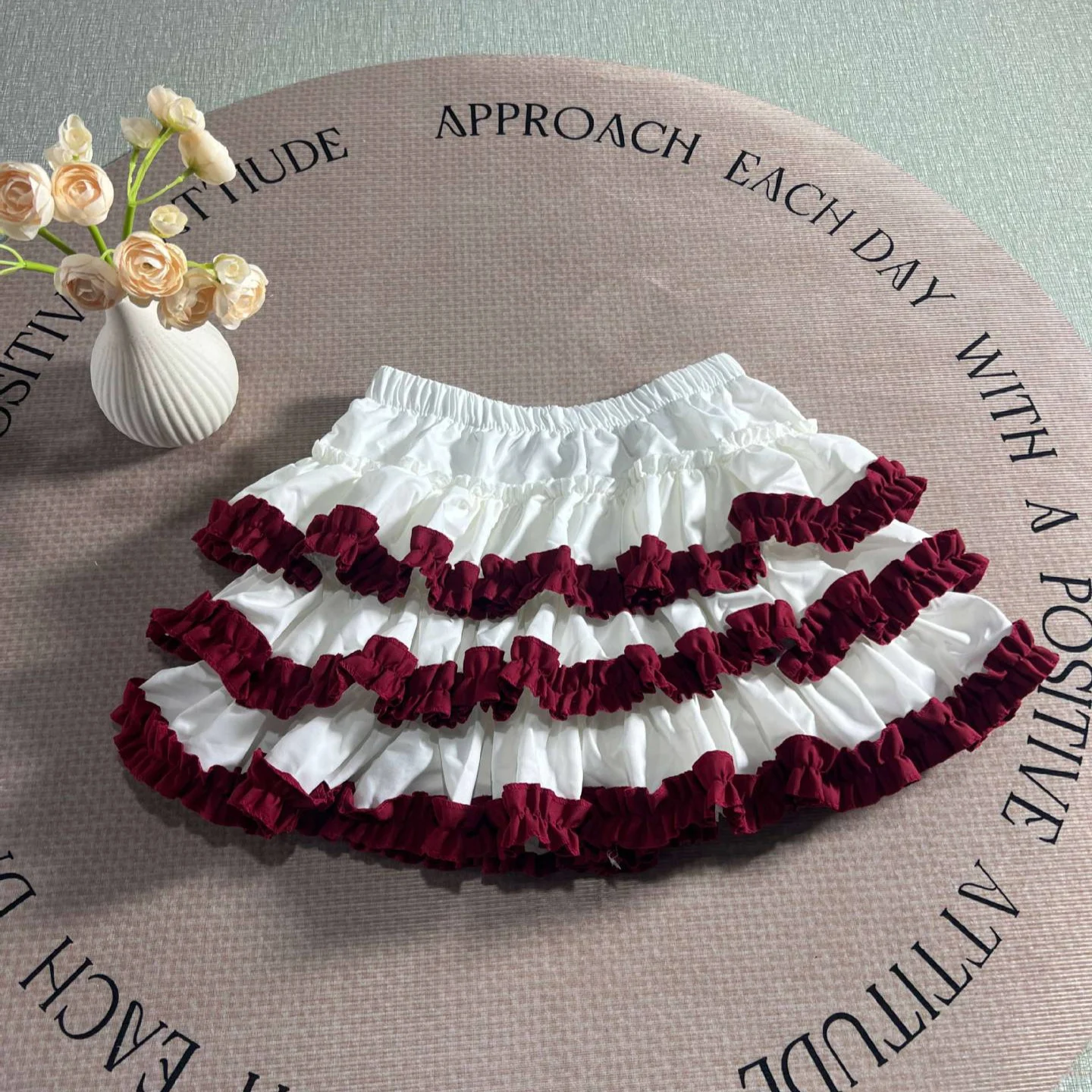 Three-layer, Modesty-protected Ballet-style High-waisted Tiered Skirt — image 3