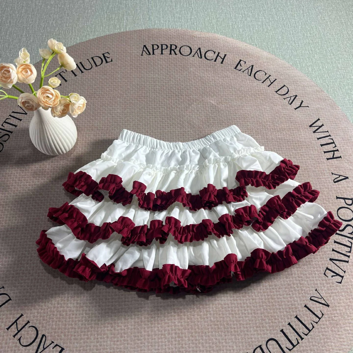 Three-layer, Modesty-protected Ballet-style High-waisted Tiered Skirt — image 2