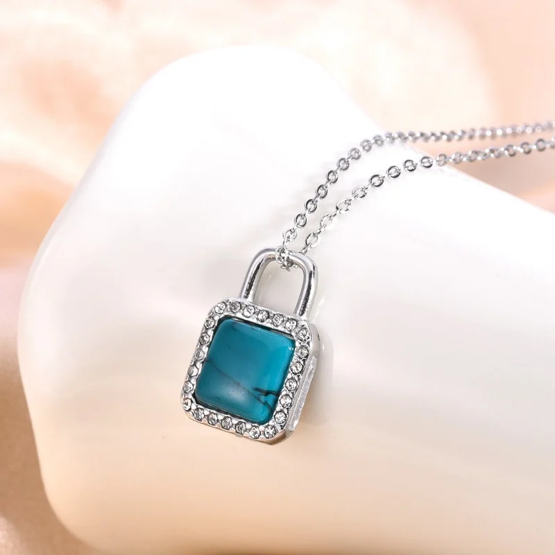 Titanium Steel Necklace Women's New Korean Style Light Luxury Exquisite Perfume Bottle… — image 5