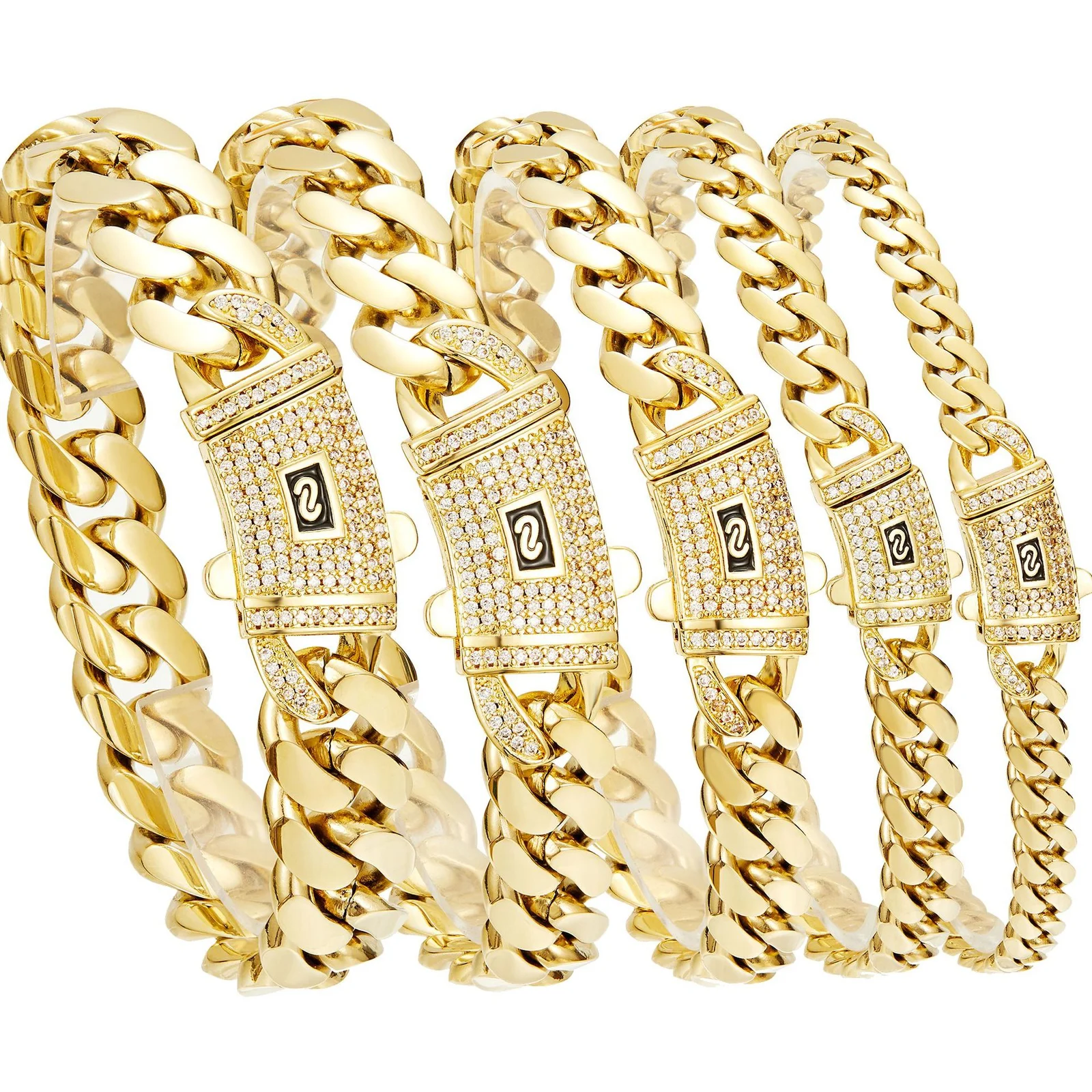 Titanium Steel With Encrypted Thin Polishing And Vacuum Electroplating In 14K Gold… — image 6
