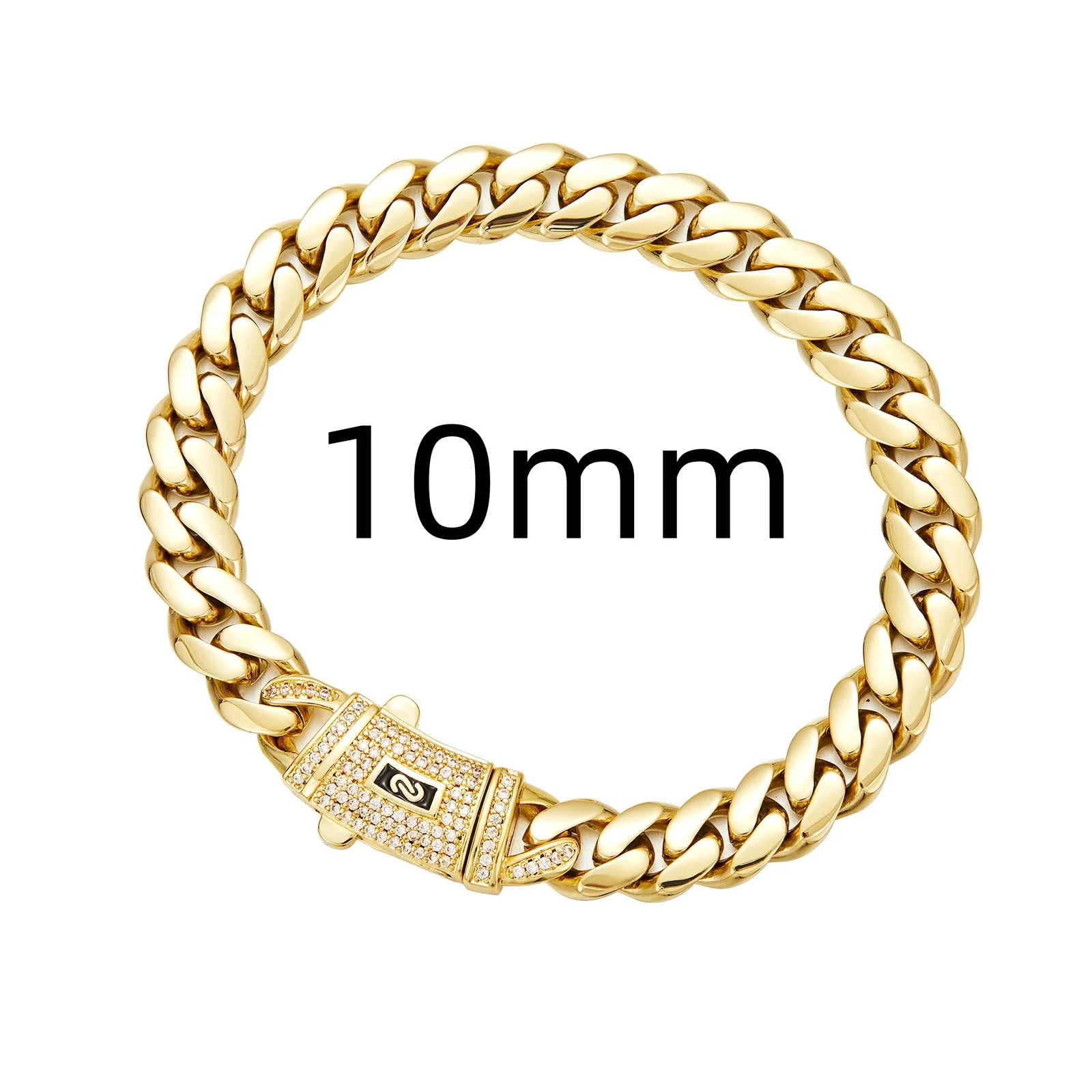 Titanium Steel With Encrypted Thin Polishing And Vacuum Electroplating In 14K Gold… — image 9