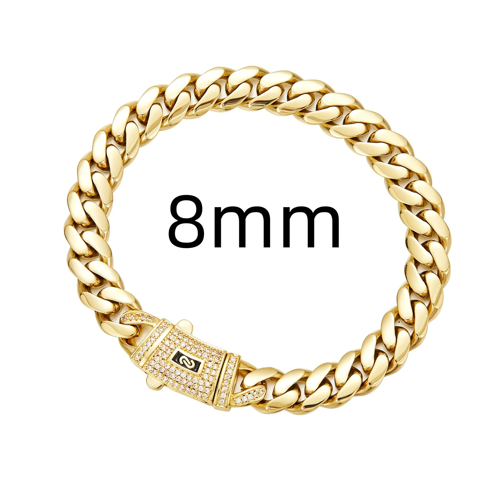 Titanium Steel With Encrypted Thin Polishing And Vacuum Electroplating In 14K Gold… — image 4