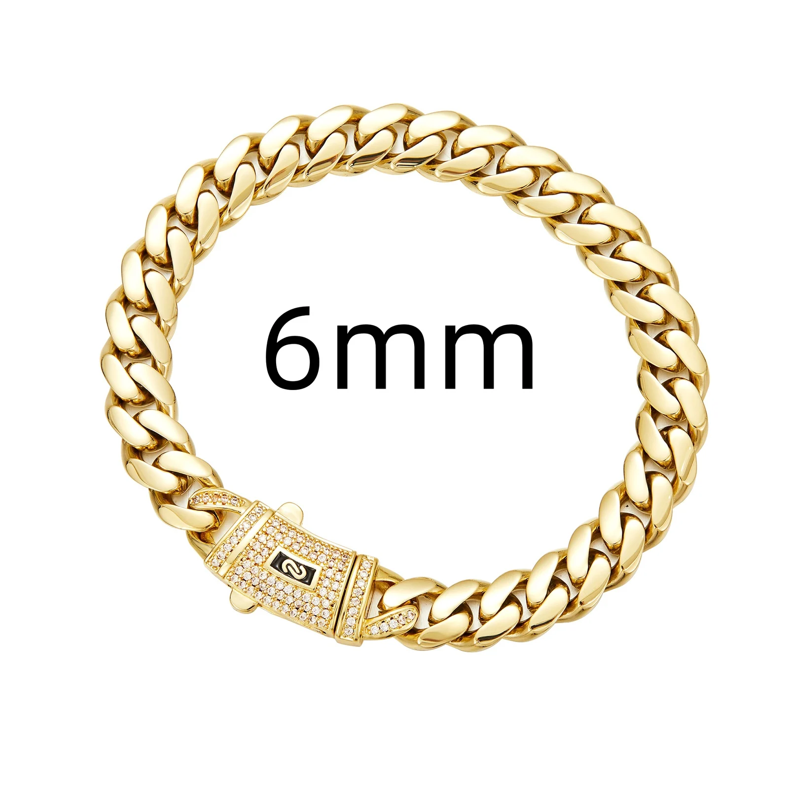 Titanium Steel With Encrypted Thin Polishing And Vacuum Electroplating In 14K Gold… — image 2