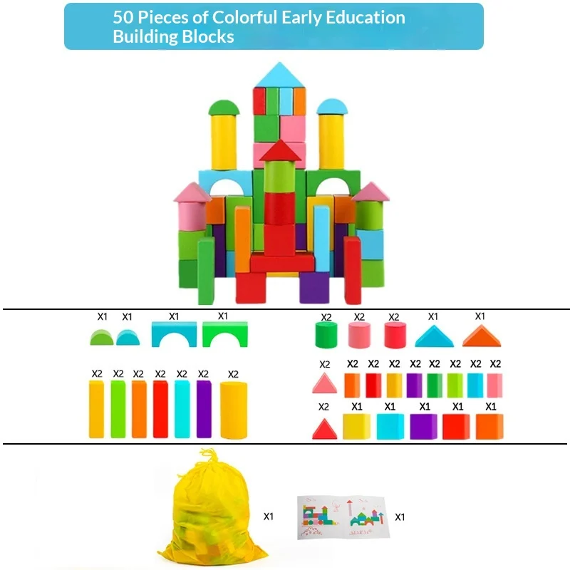 Toddler Wooden Pine Assembly Baby Toy — image 7
