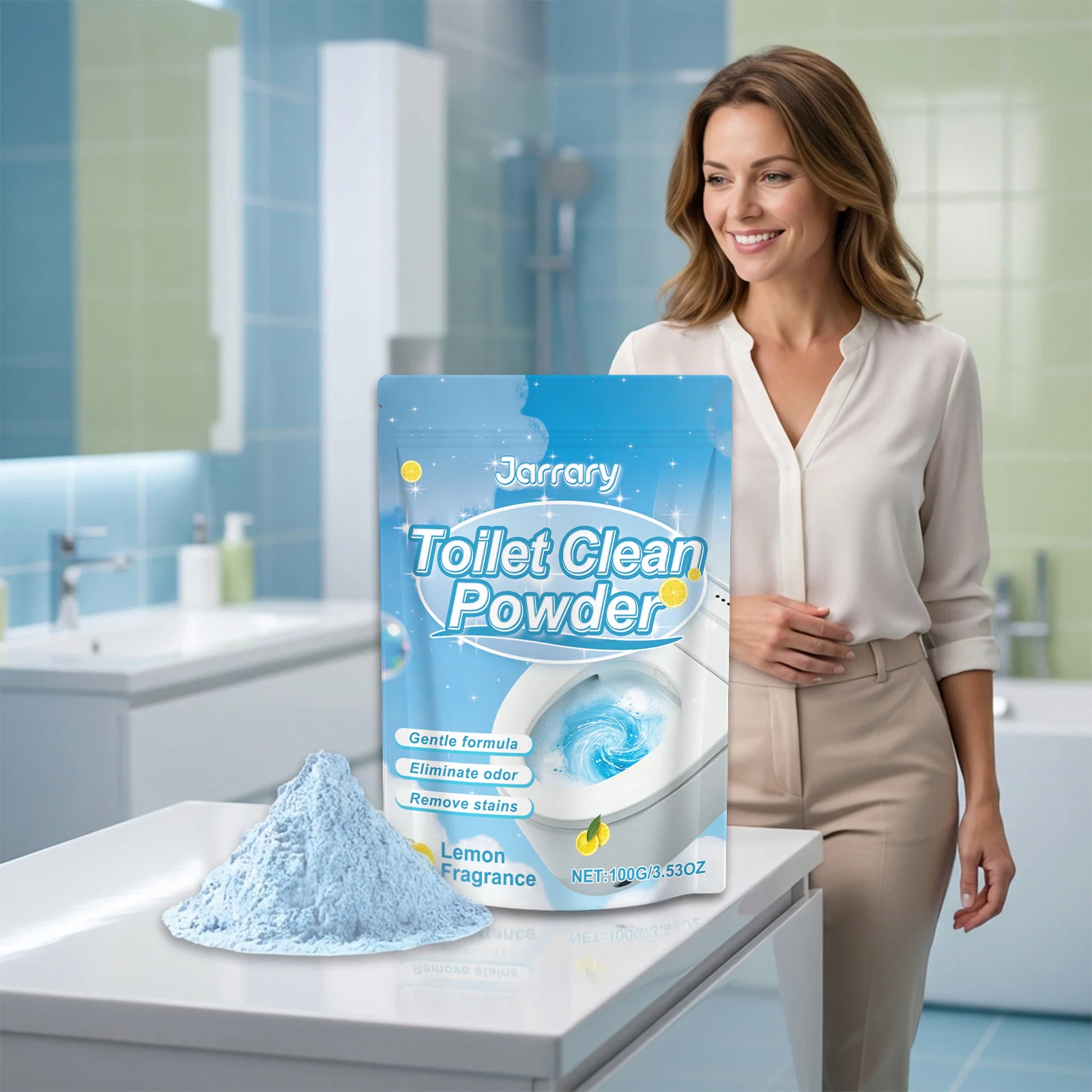 Toilet Cleaning Powder 1 0 0g1bag — image 7