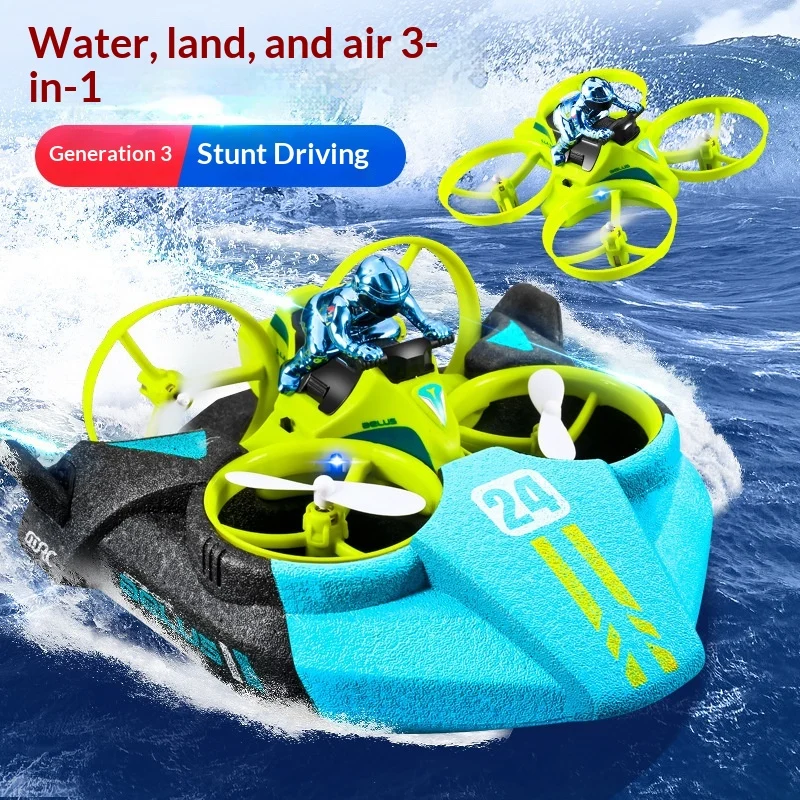 Toy Boy V24 Remote-controlled Childrens 3-in-1 Drone Helicopter — image 2