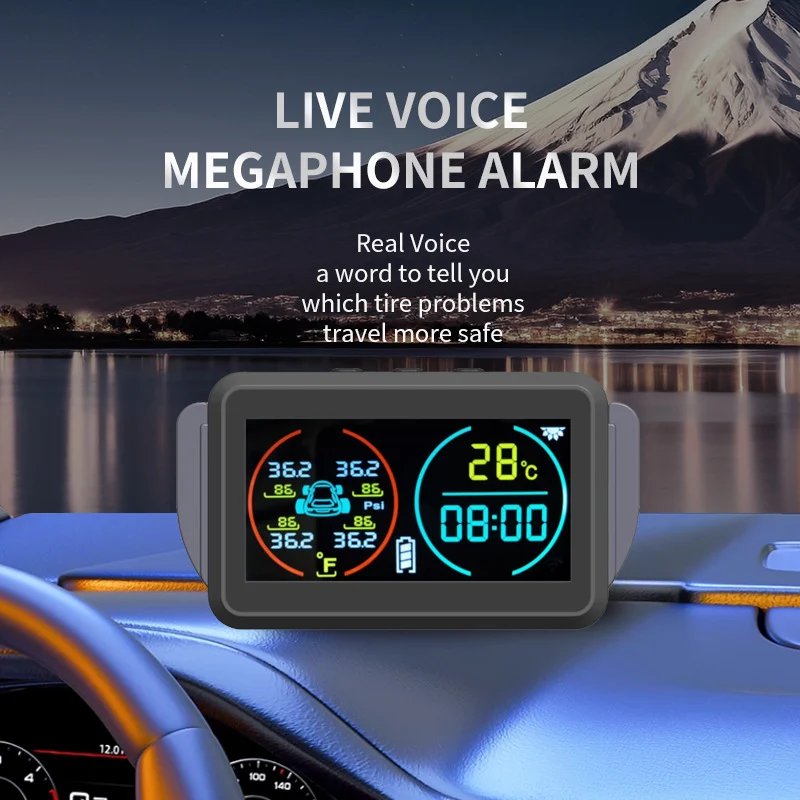 TPMS Time And Temperature Display Tire Pressure Monitor — image 5