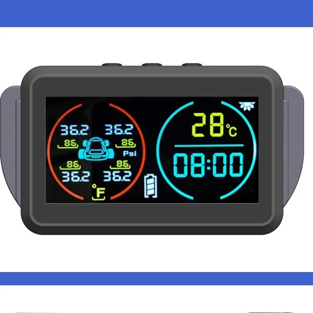 TPMS Time And Temperature Display Tire Pressure Monitor — image 3