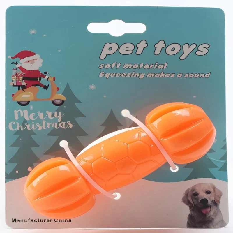 TPR Treat-dispensing Dumbbell Pet Toy Bite-resistant — image 6