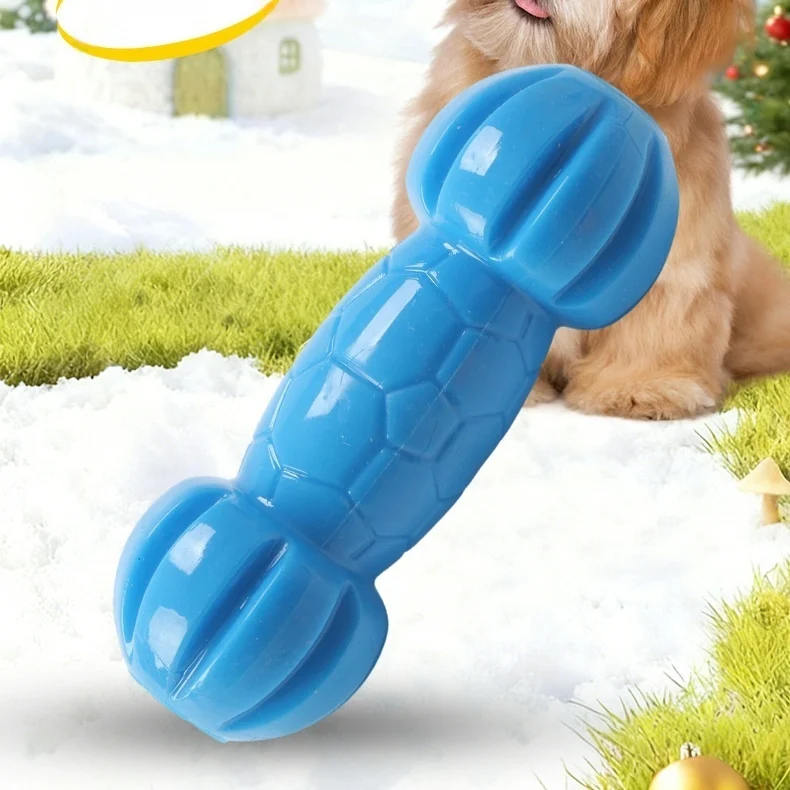 TPR Treat-dispensing Dumbbell Pet Toy Bite-resistant — image 2